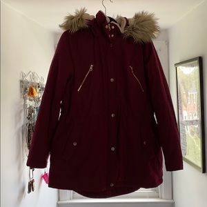 Red Winter Coat